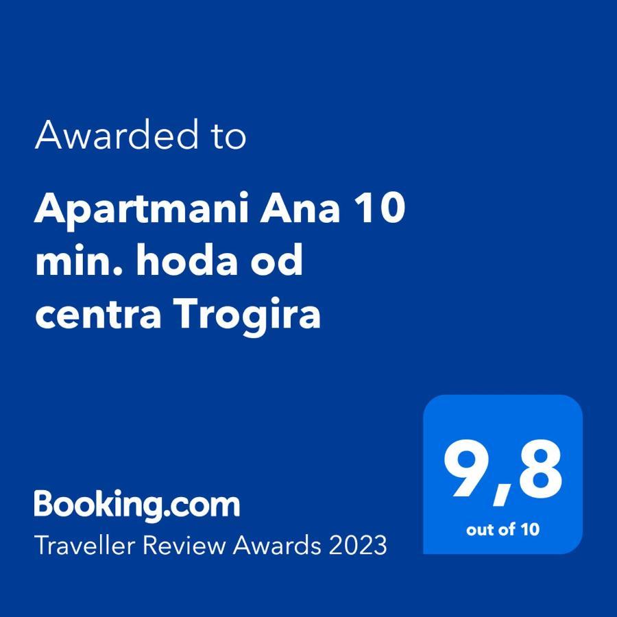 Apartmani Ana 10 Min. Hoda Od Centra Trogira Luaran gambar